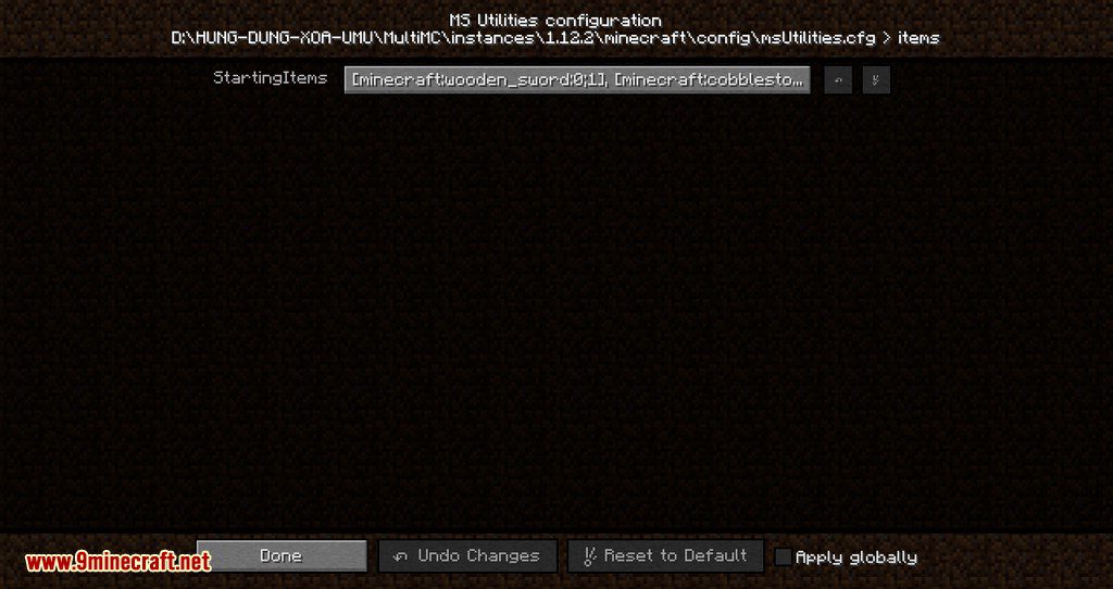 MS Utilities mod for minecraft 05