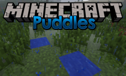 Puddles mod for minecraft logo