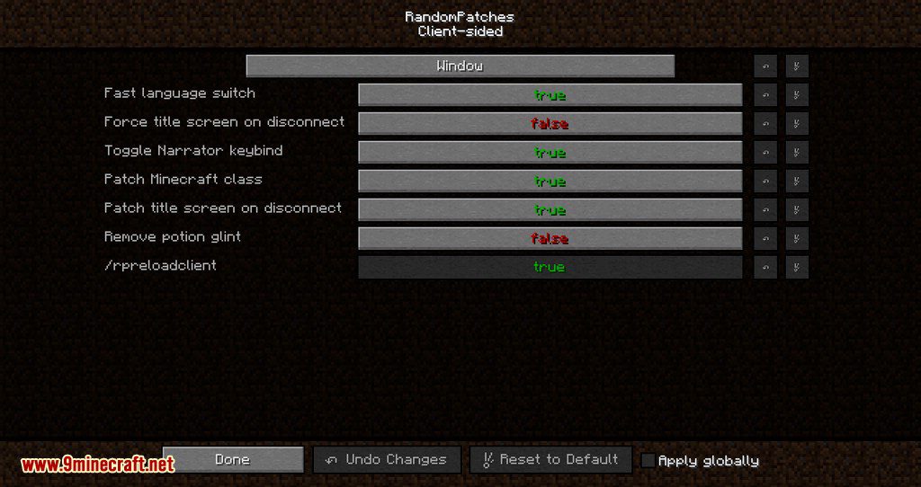 RandomPatches mod for minecraft 06