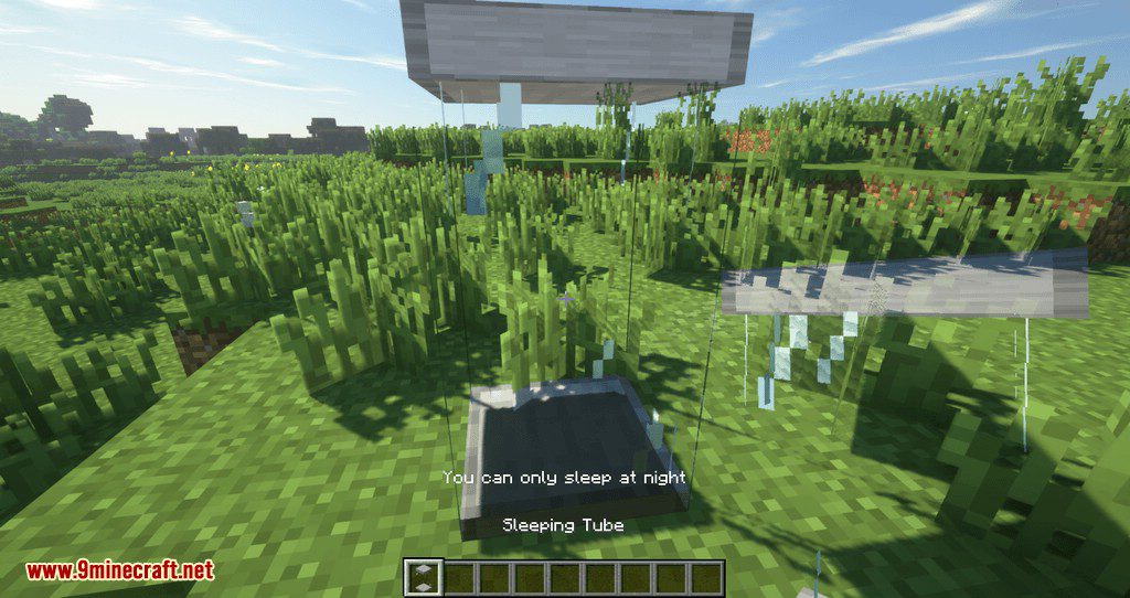 Sleeping Tubes mod for minecraft 02