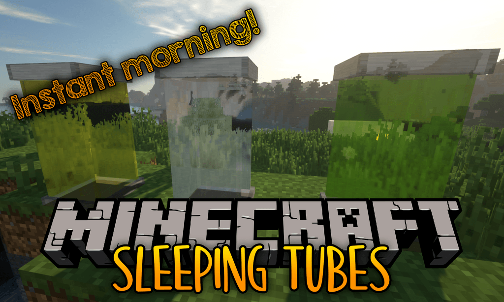 Sleeping Tubes mod for minecraft logo