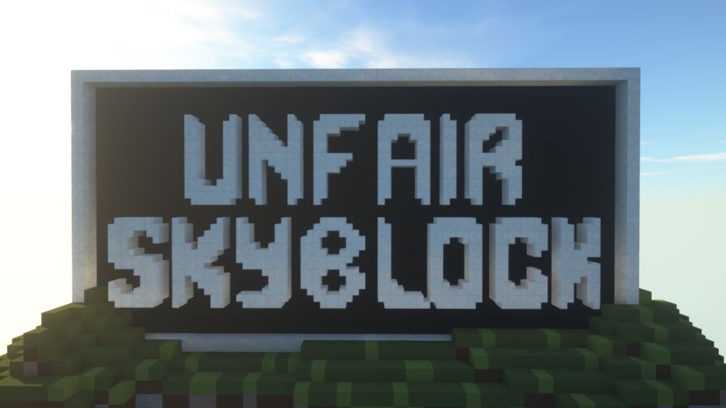 Unfair Skyblock Map Thumbnail