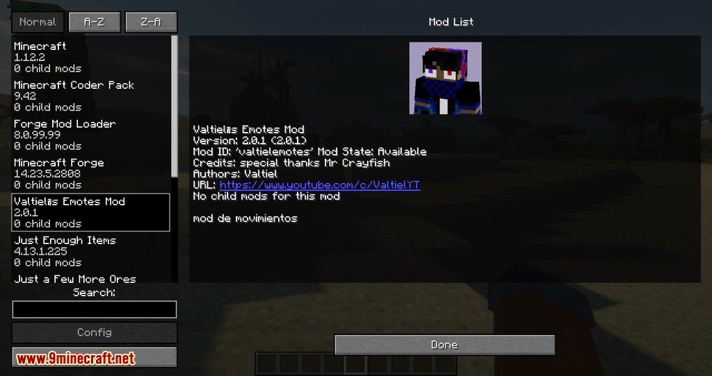 V-Emotes Mod for minecraft 01