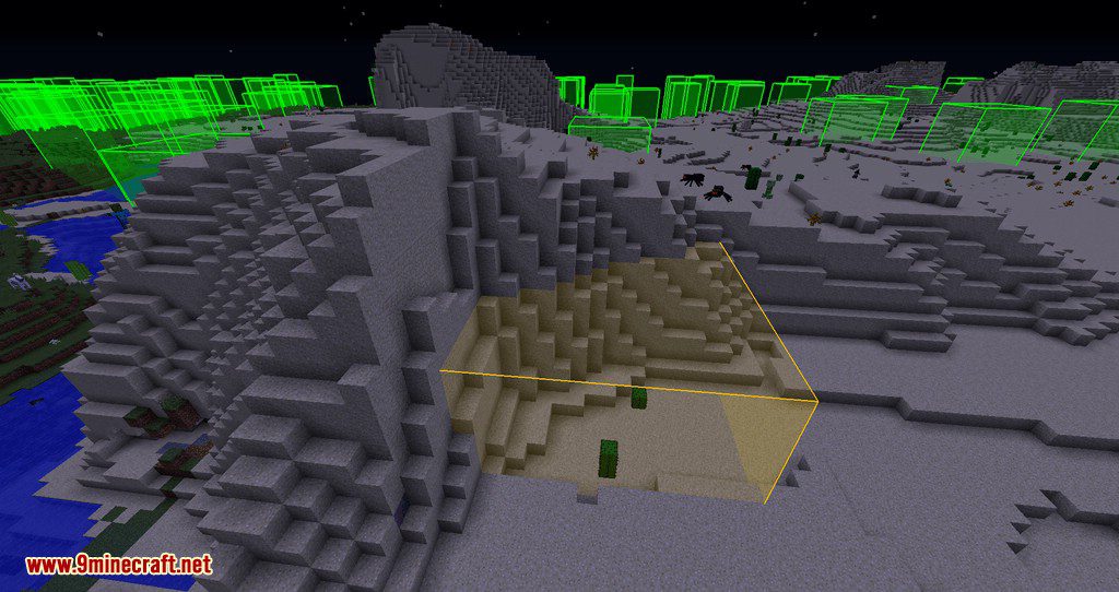 bounding box outline reloaded mod for minecraft 11