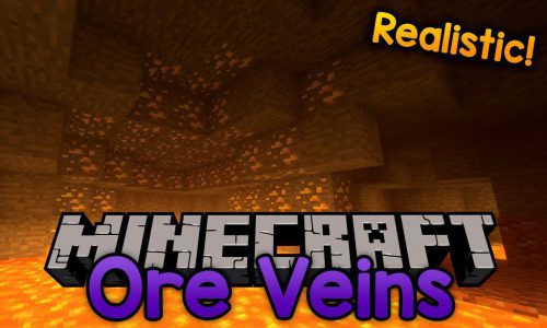 ore veins mod for minecraft logo