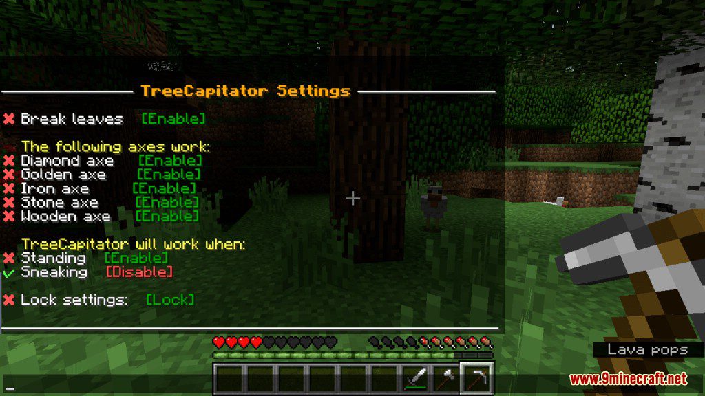 Treecapitator Data Pack 1 18 1 1 17 1 An Easy Way To Clear A Forest 9minecraft Net