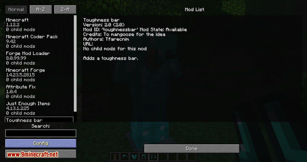 Armor Toughness Bar mod for minecraft 05