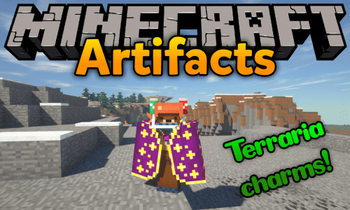 Artifacts mod for minecraft logo