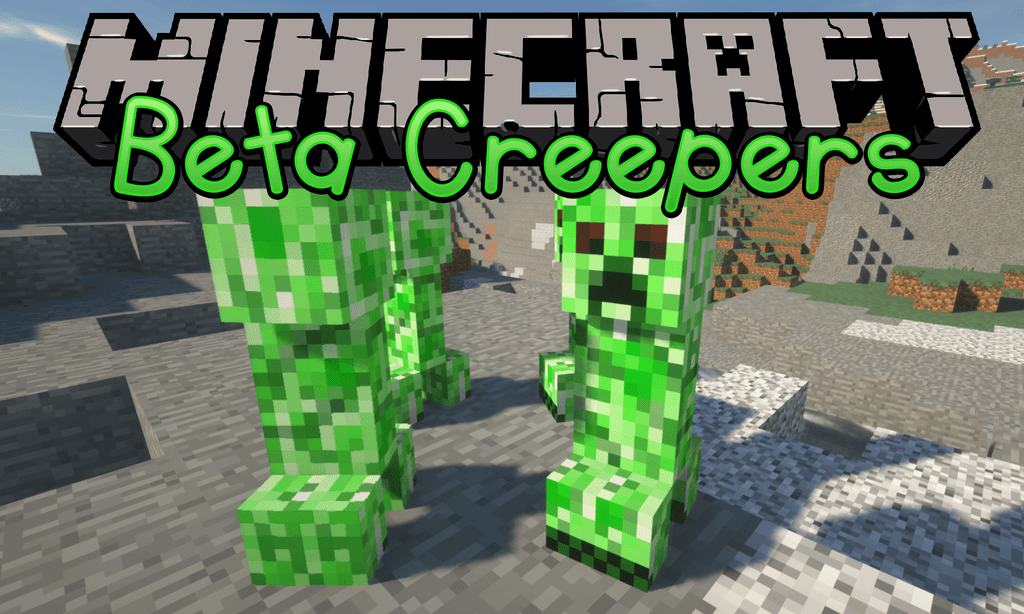 Beta Creepers mod for minecraft logo
