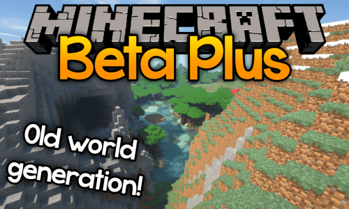 Beta Plus mod for minecraft logo