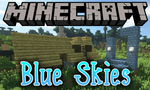 Blue Skies mod for minecraft logo