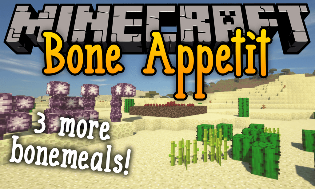 Bone Appetit mod for minecraft logo