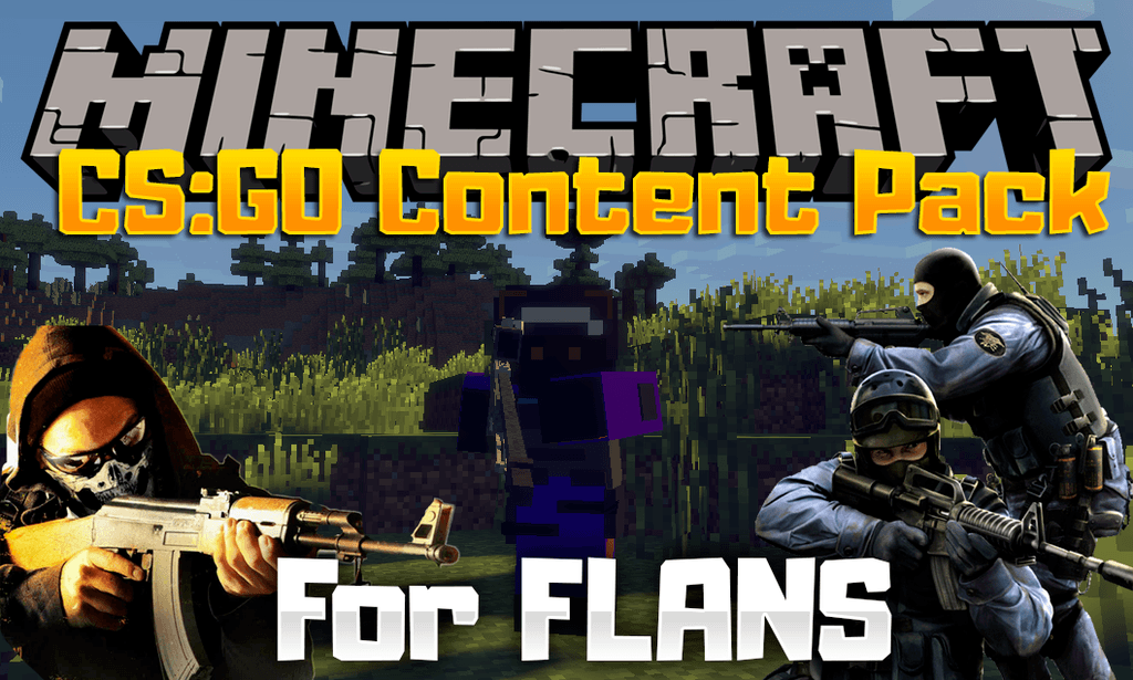 CSGO Content Pack mod for minecraft logo