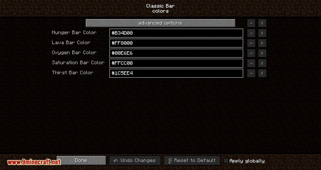 Classic Bars mod for minecraft 01