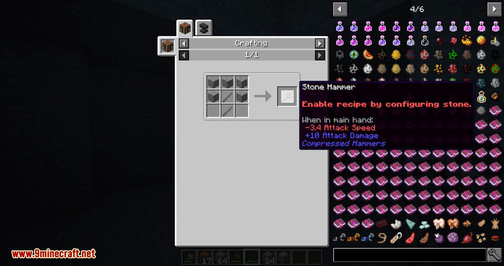 Compressed Hammers mod for minecraft 04