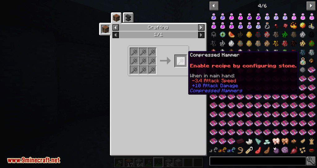 Compressed Hammers mod for minecraft 05
