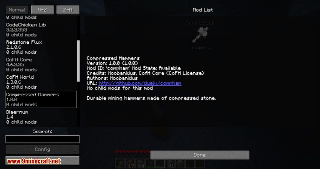 Compressed Hammers mod for minecraft 07