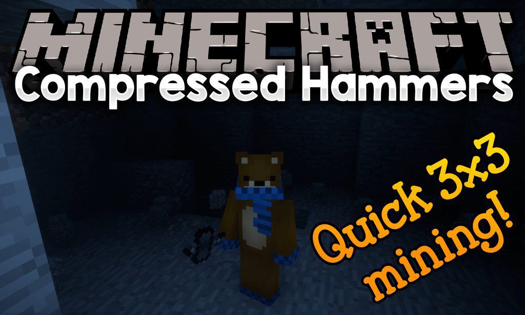 Compressed Hammers mod for minecraft logo