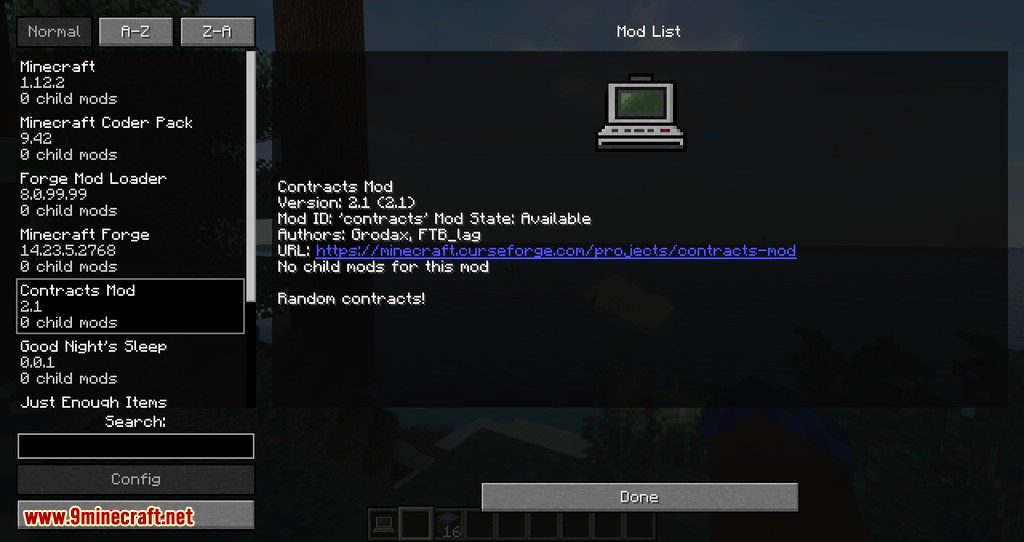 Contracts Mod for minecraft 05