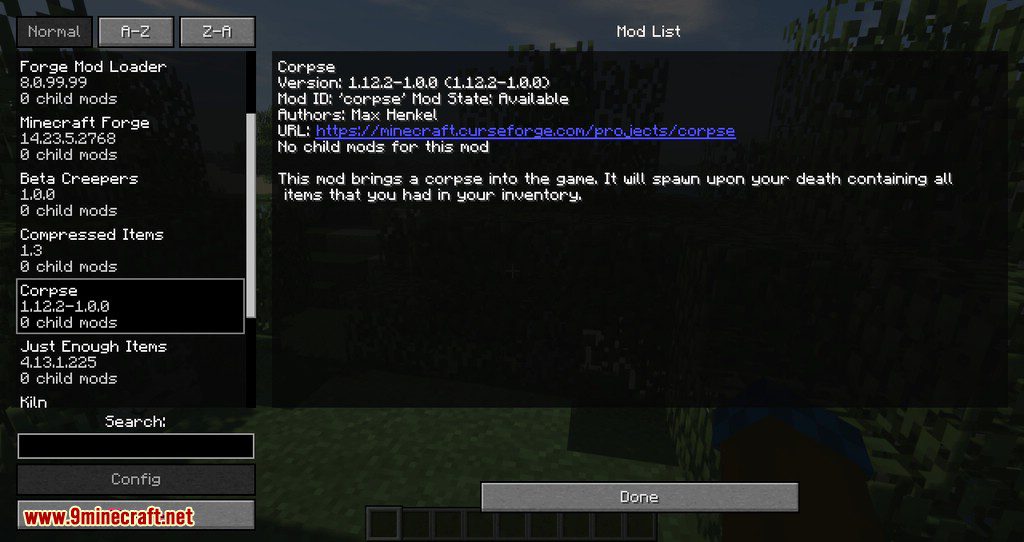 Corpse mod for minecraft 01