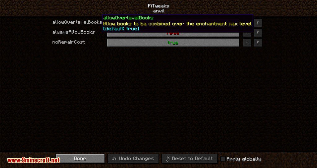 CplPibald_s Tweaks mod for minecraft 01