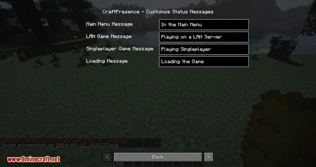 Craft Presence mod for minecraft 10