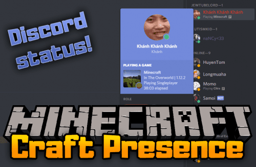 Craft Presence mod for minecraft logo