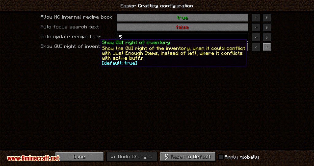 Easier Crafting mod for minecraft 11