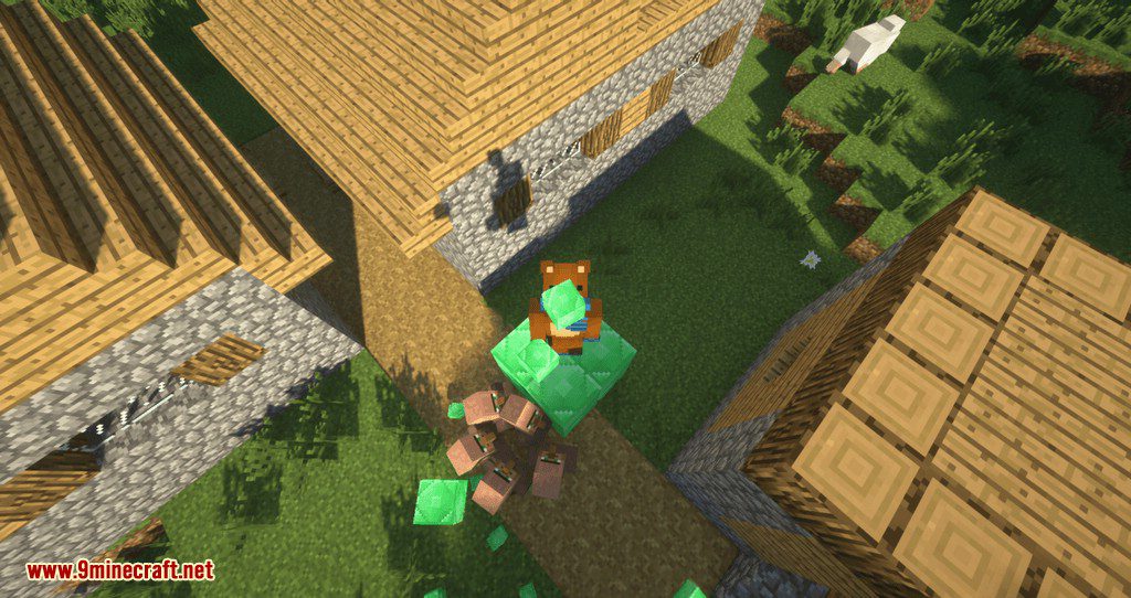 Following Villagers mod for minecraft 09