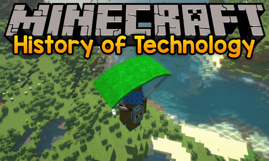 History of Technology mod for minecraft logo