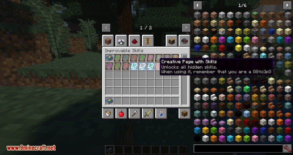 Improvable Skills mod for minecraft 09