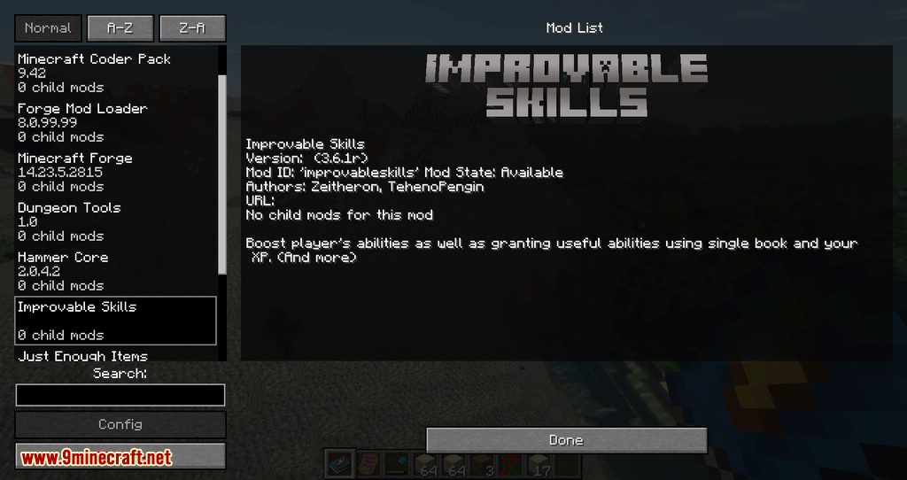 Improvable Skills mod for minecraft 13