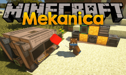 Mekanica mod for minecraft logo