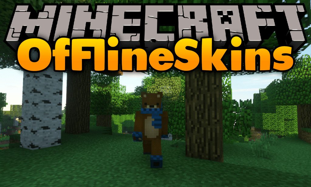 Offline Skins mod for minecraft logo