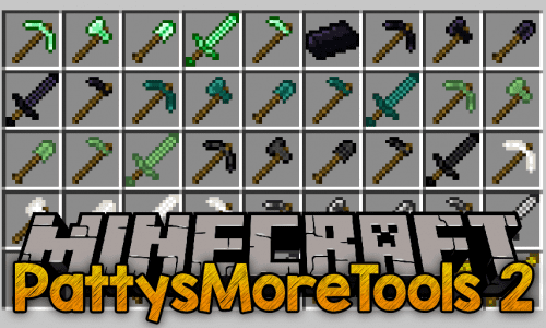 PattysMoreTools 2 mod for minecraft logo