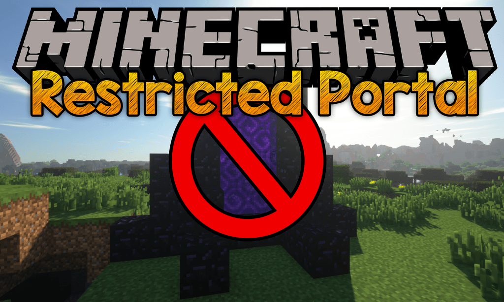 Restricted Portal mod for minecraft logo