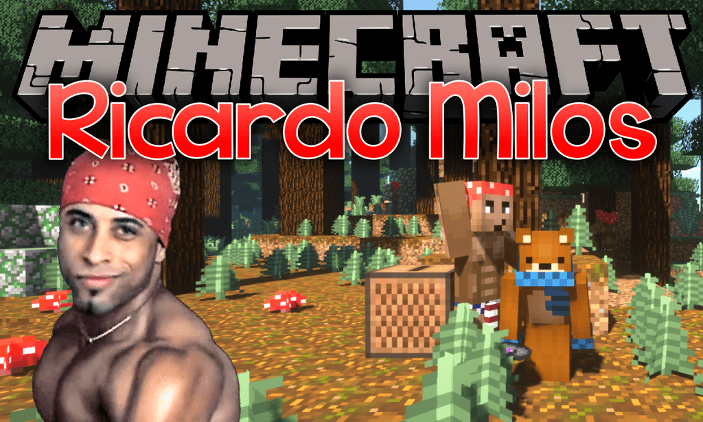 Ricardo Milos mod for minecraft logo