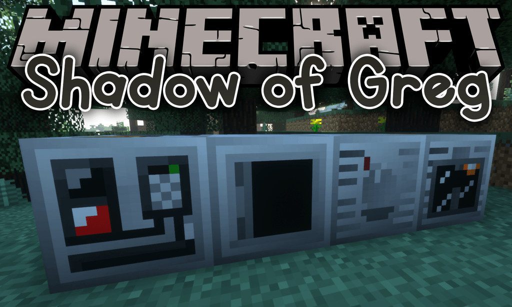 Shadow of Greg mod for minecraft logo