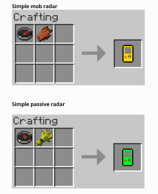 Simple Mob Radar mod for minecraft 13