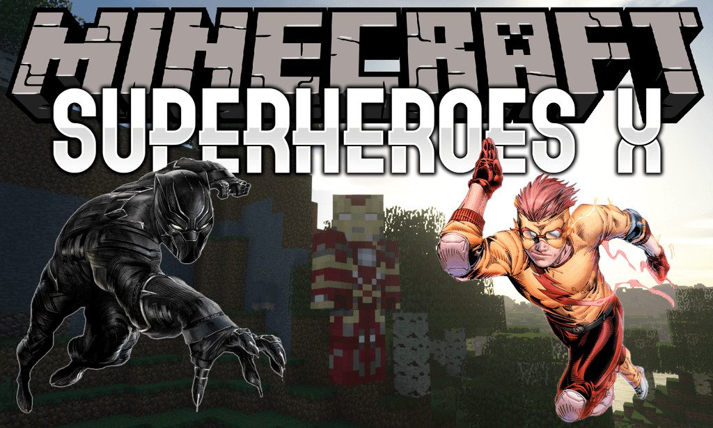 Superheroes X mod for minecraft logo