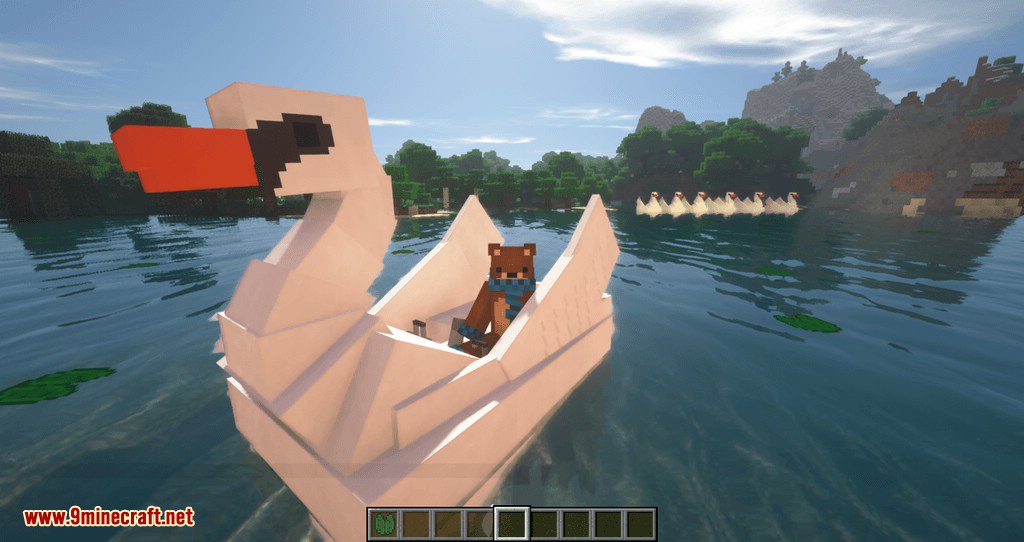 Swan Boats mod for minecraft 09