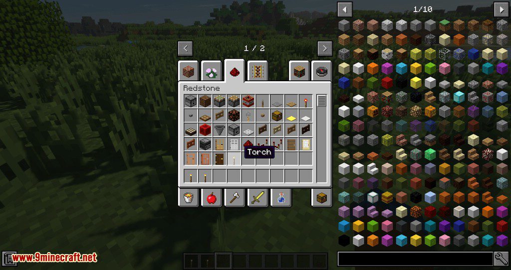 Torch Lever mod for minecraft 01