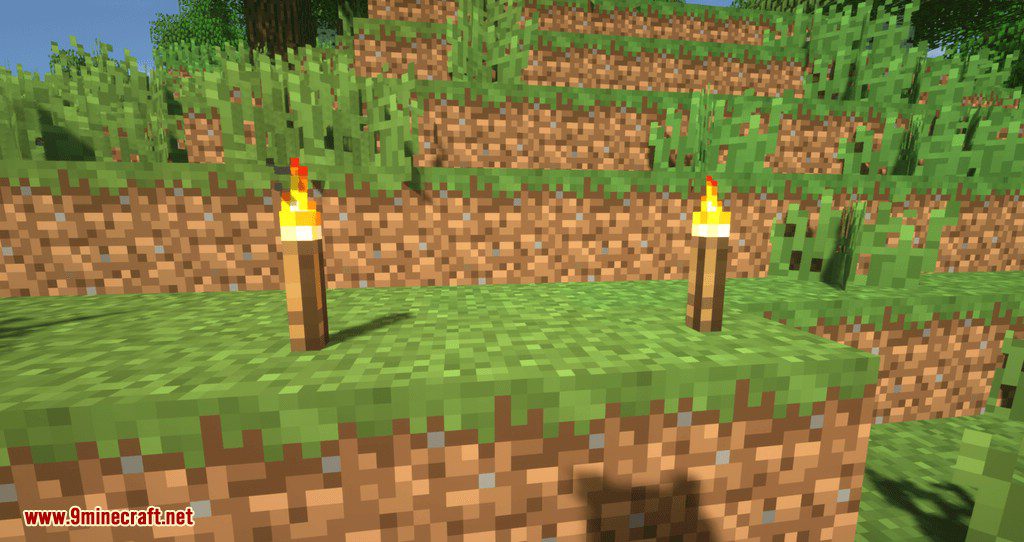 Torch Lever mod for minecraft 02