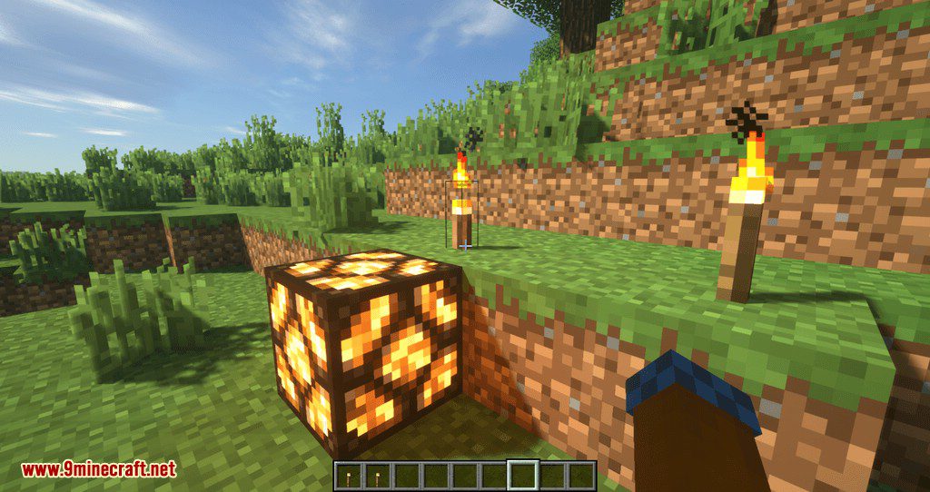 Torch Lever mod for minecraft 04