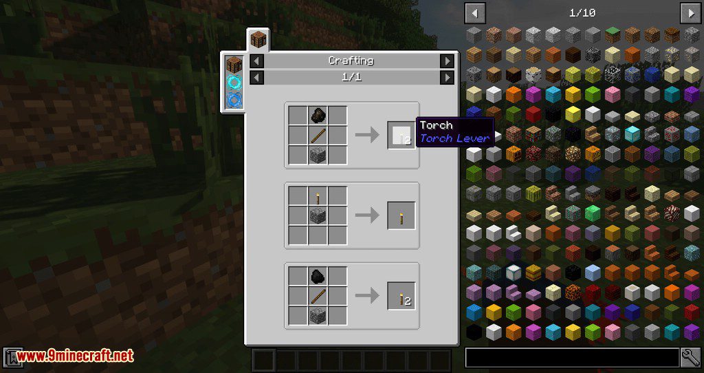 Torch Lever mod for minecraft 09