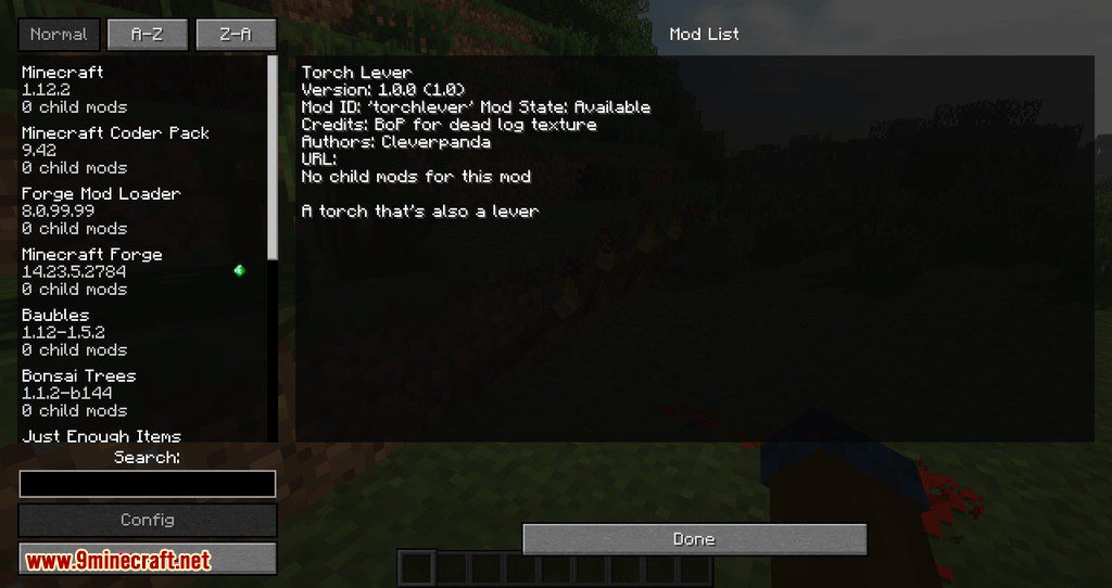 Torch Lever mod for minecraft 10