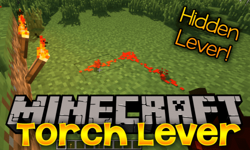 Torch Lever mod for minecraft logo