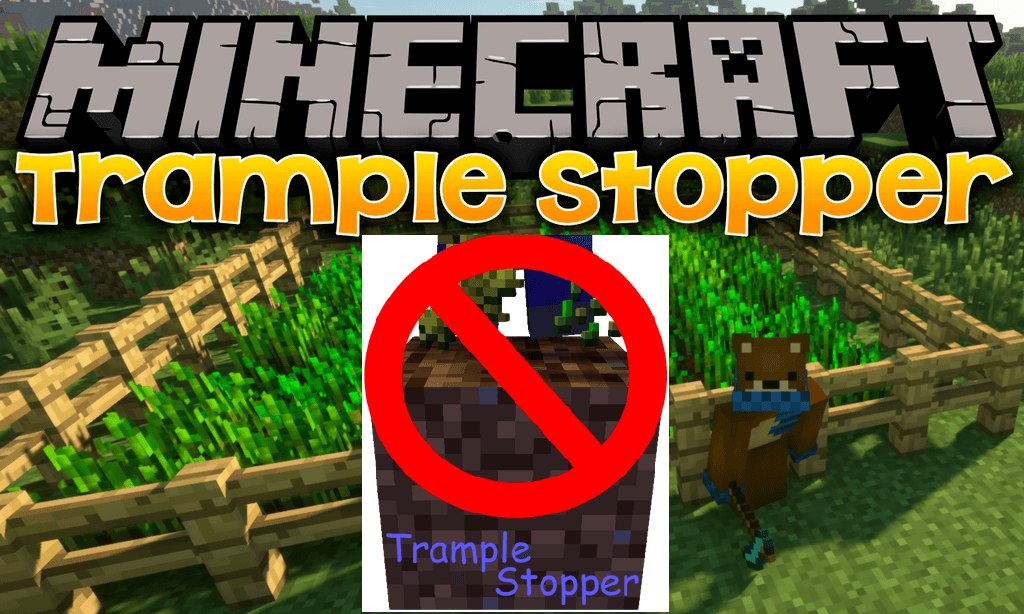 Trample Stopper mod for minecraft logo 1