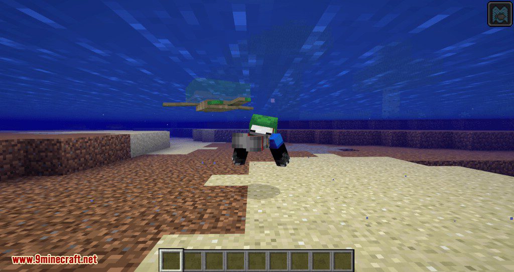 Turtle Shell Drop mod for minecraft 06