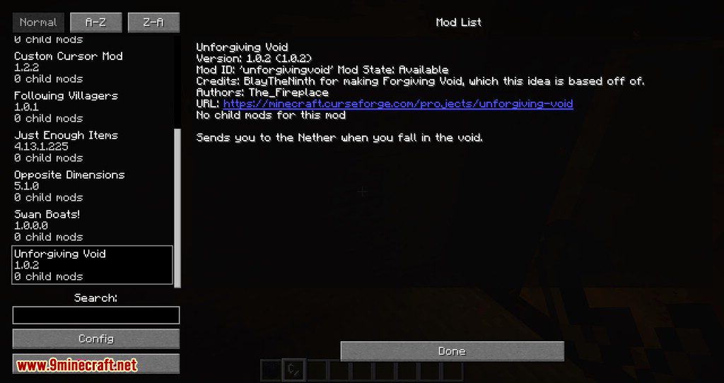 Unforgiving Void mod for minecraft 12